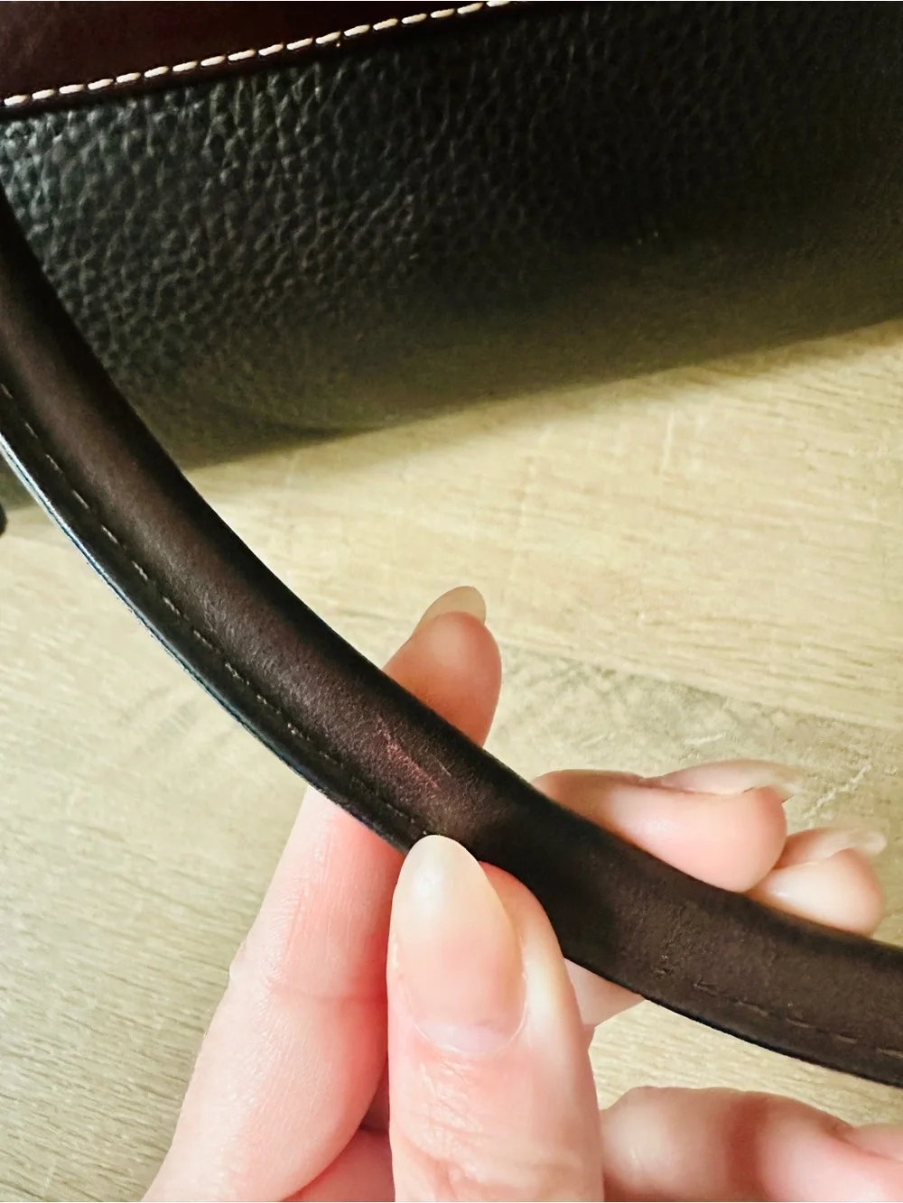 Dooney & Bourke Double Pocket Satchel | Black & Brown Leather